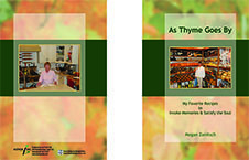 As Thyme Goes By - spiral bound cookbook cover